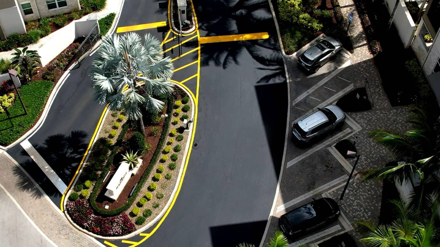 3-D Paving and Sealcoating — completed project in Coral Springs, FL